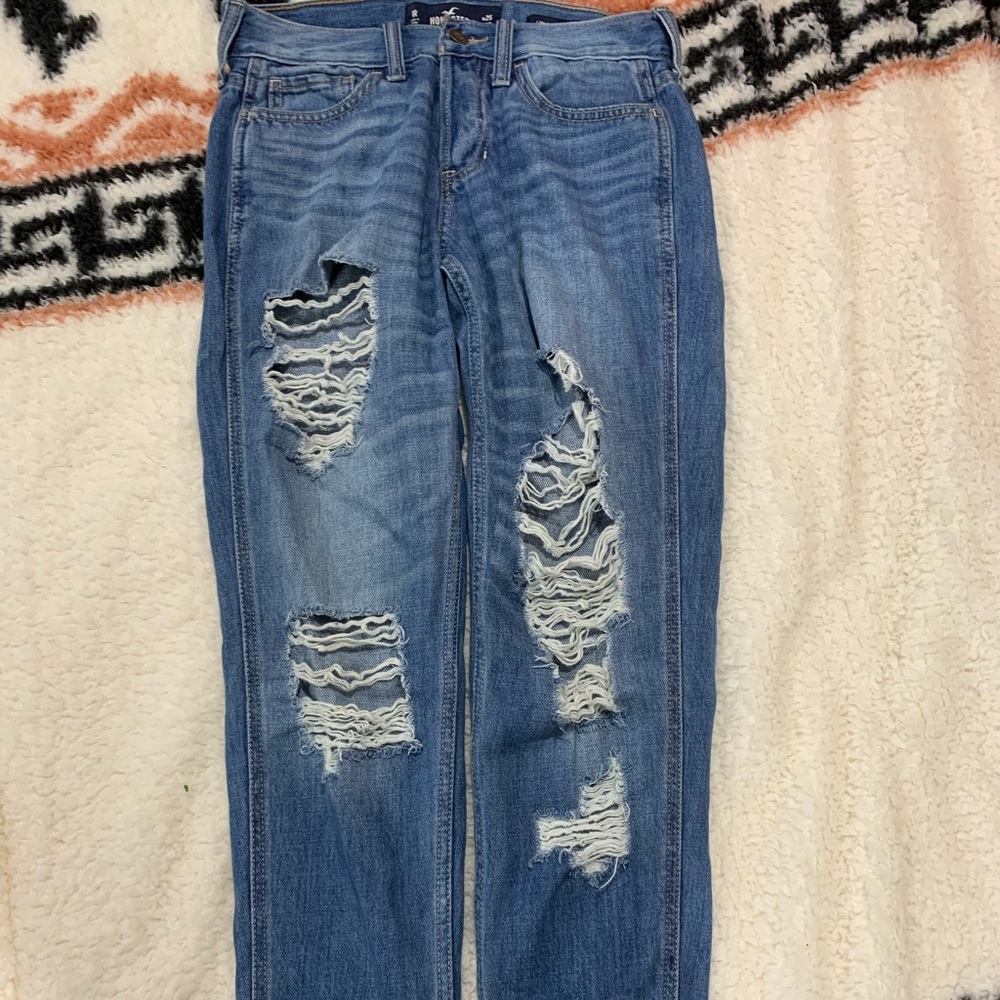 light washed mom/boyfriend jeans size 1R(regular)